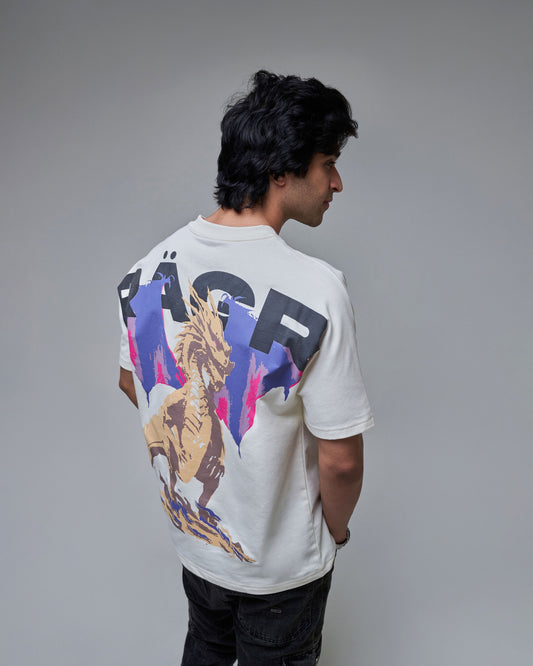 Dragon- You Know Nothing'- Antique white