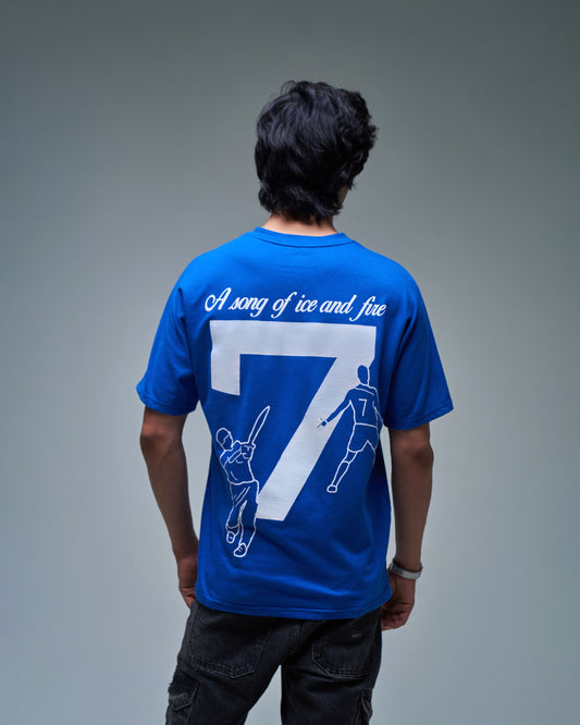 No. 7- A Song of Ice and Fire' T shirt - Royal Blue