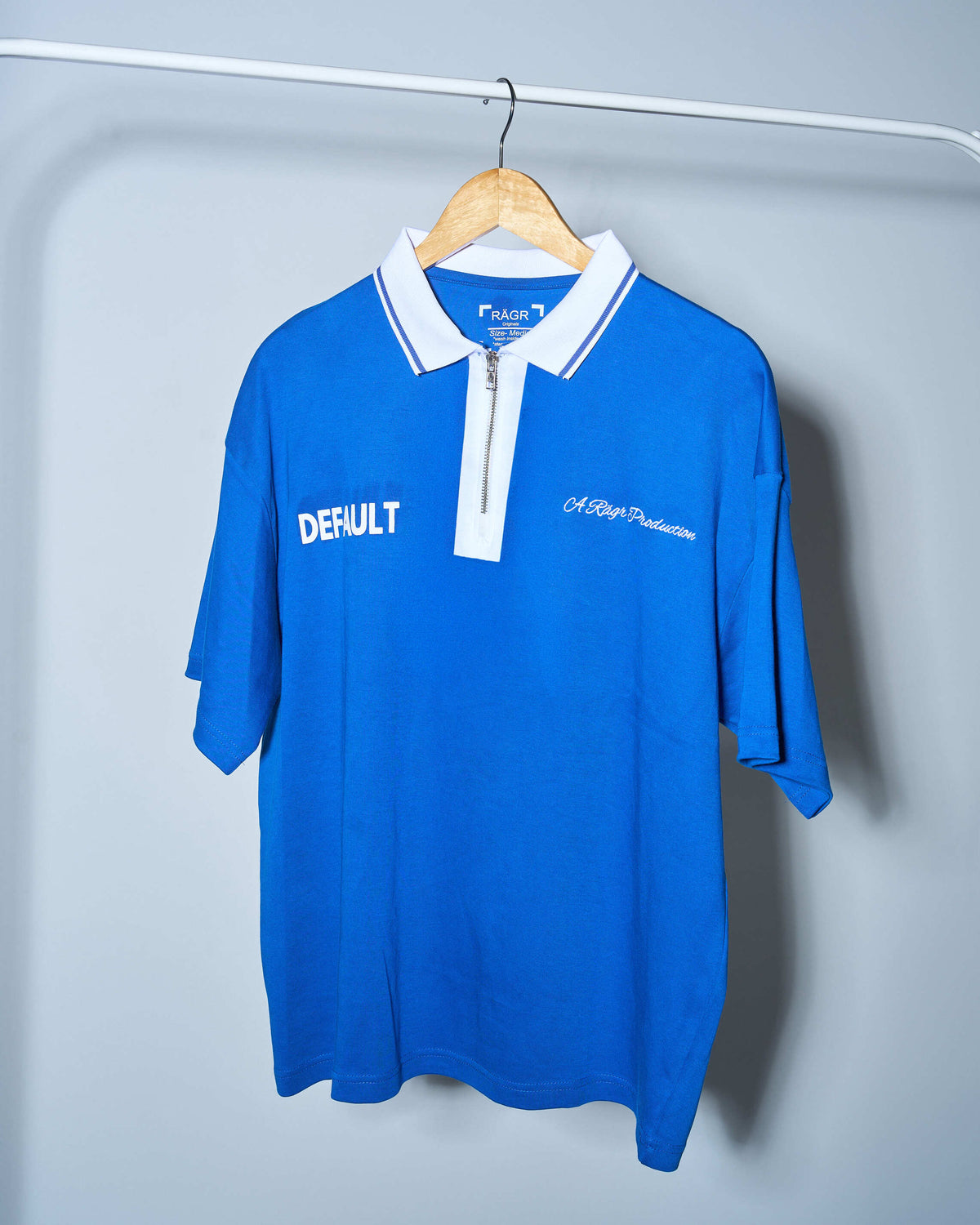 Default Polo T Shirt- Blue