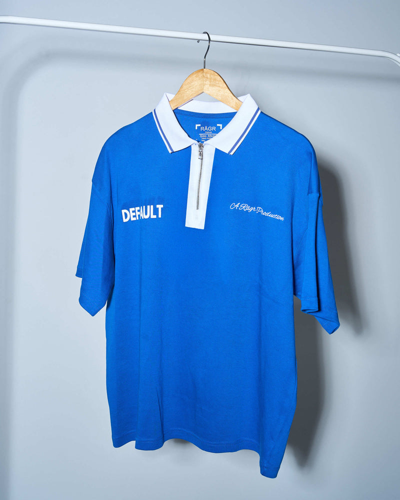 Default Polo T Shirt- Blue