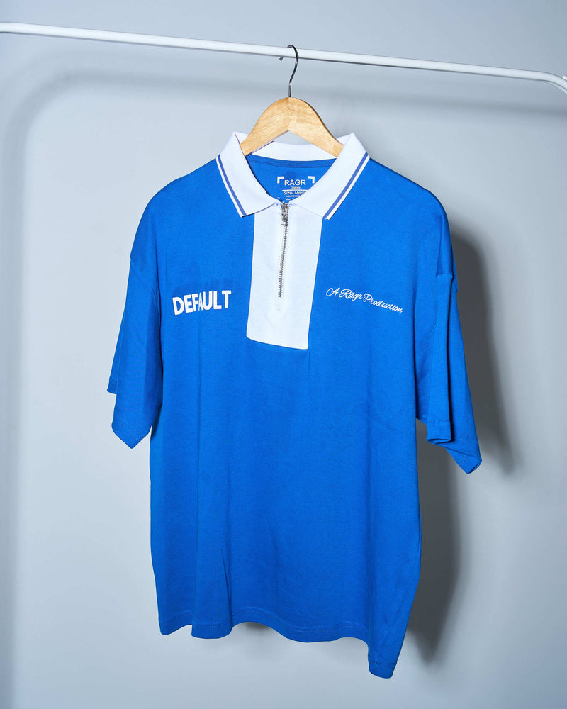 Default Polo T Shirt- Blue