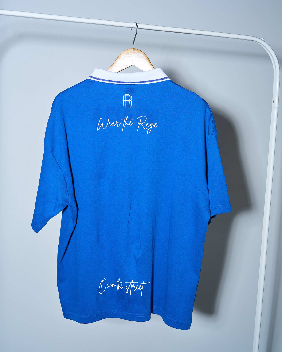Default Polo T Shirt- Blue