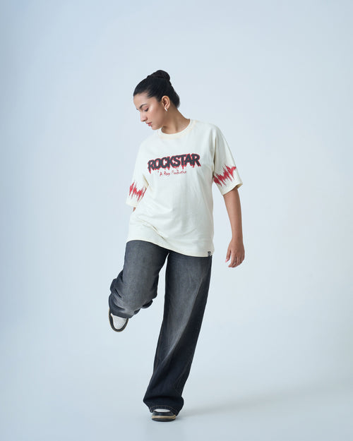 Rockstar T Shirt- White
