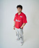 After Dark Polo T Shirt- Red