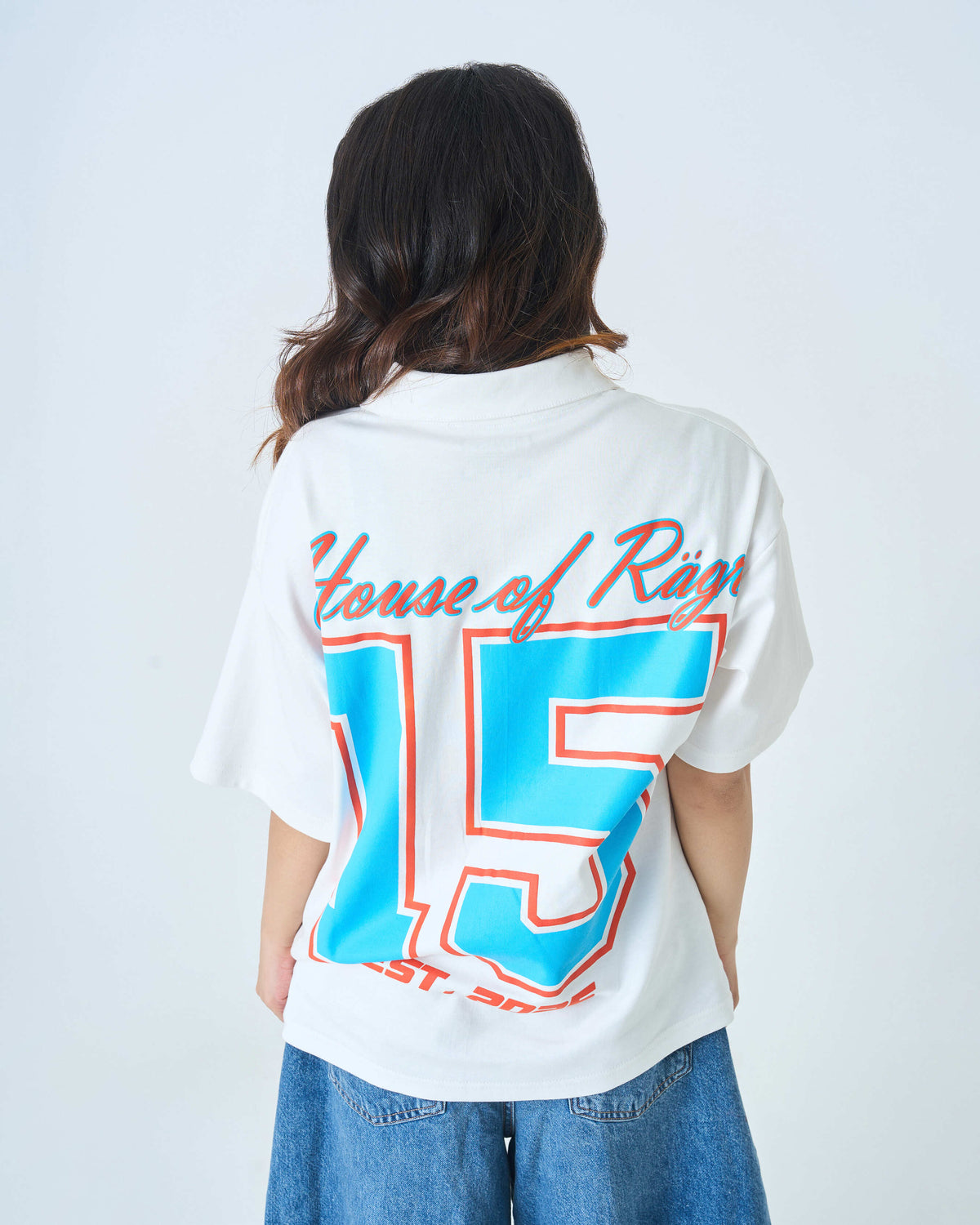 After Dark Polo T Shirt- White
