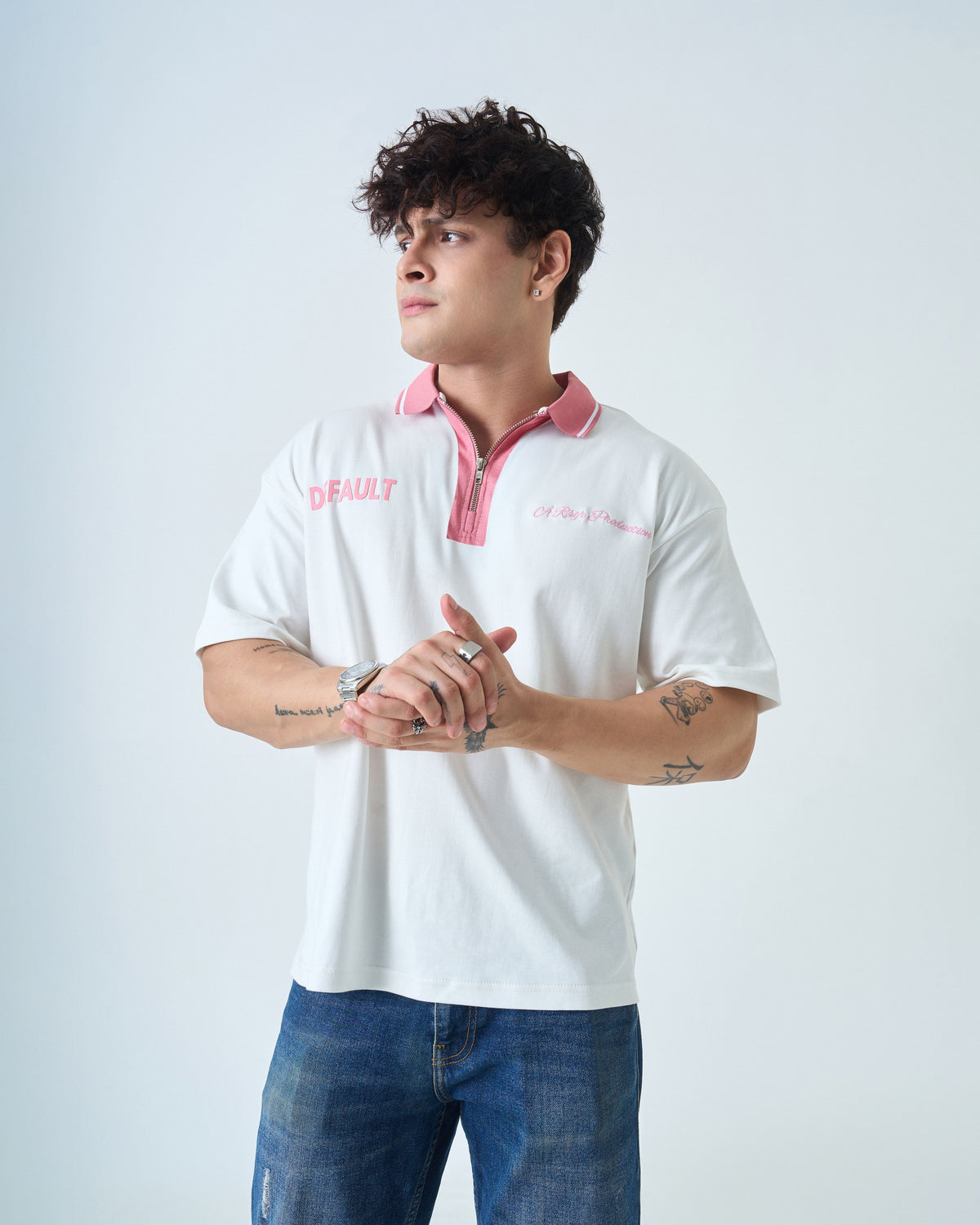 Default Polo T Shirt- White