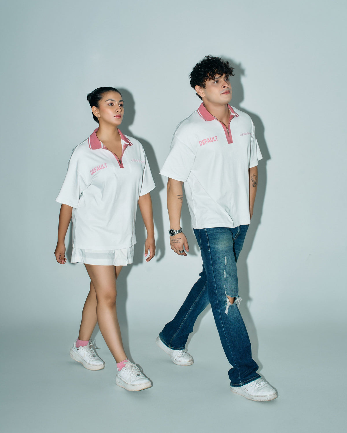 Default Polo T Shirt- White