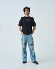 Distressed T Shirt- Black
