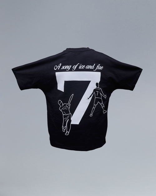 No. 7- A Song of Ice and Fire' T shirt - Black