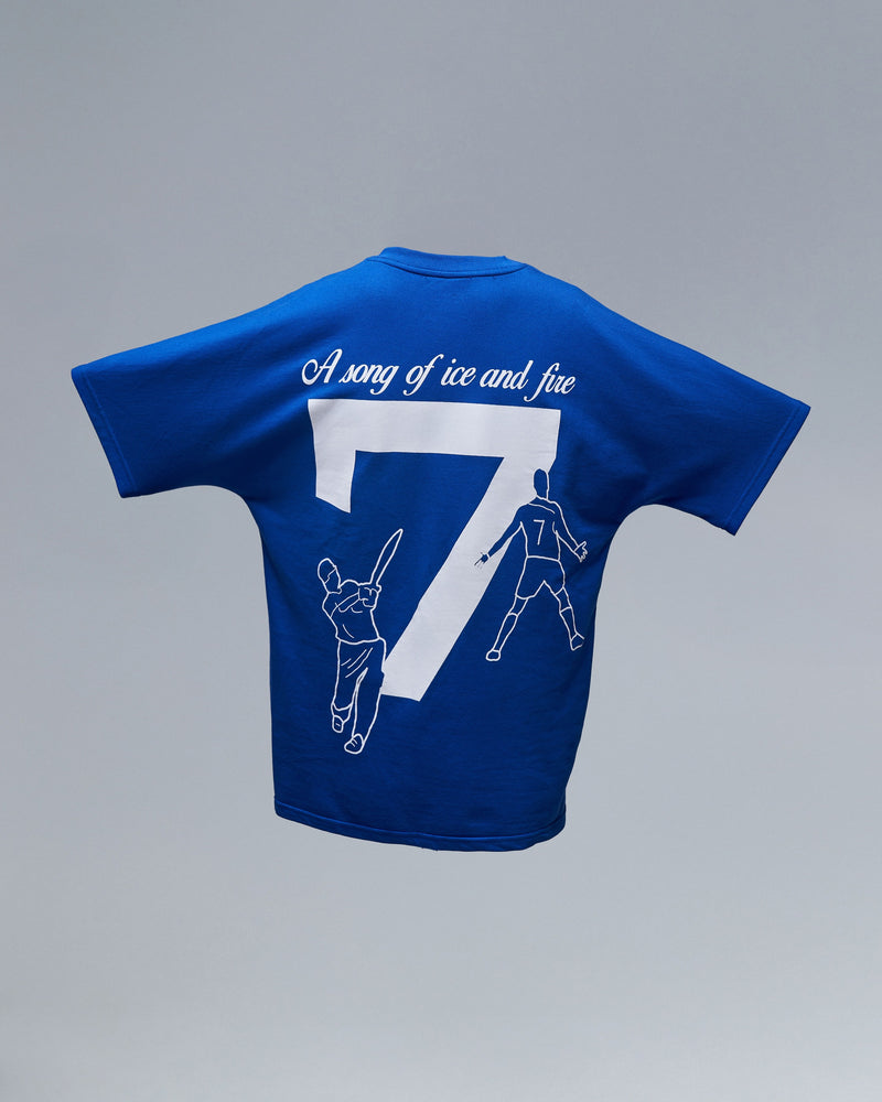 No. 7- A Song of Ice and Fire' T shirt - Royal Blue