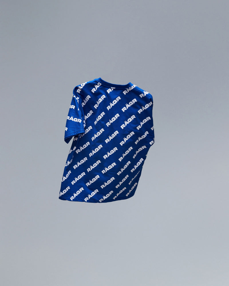 All Over Logo T shirt - Royal Blue