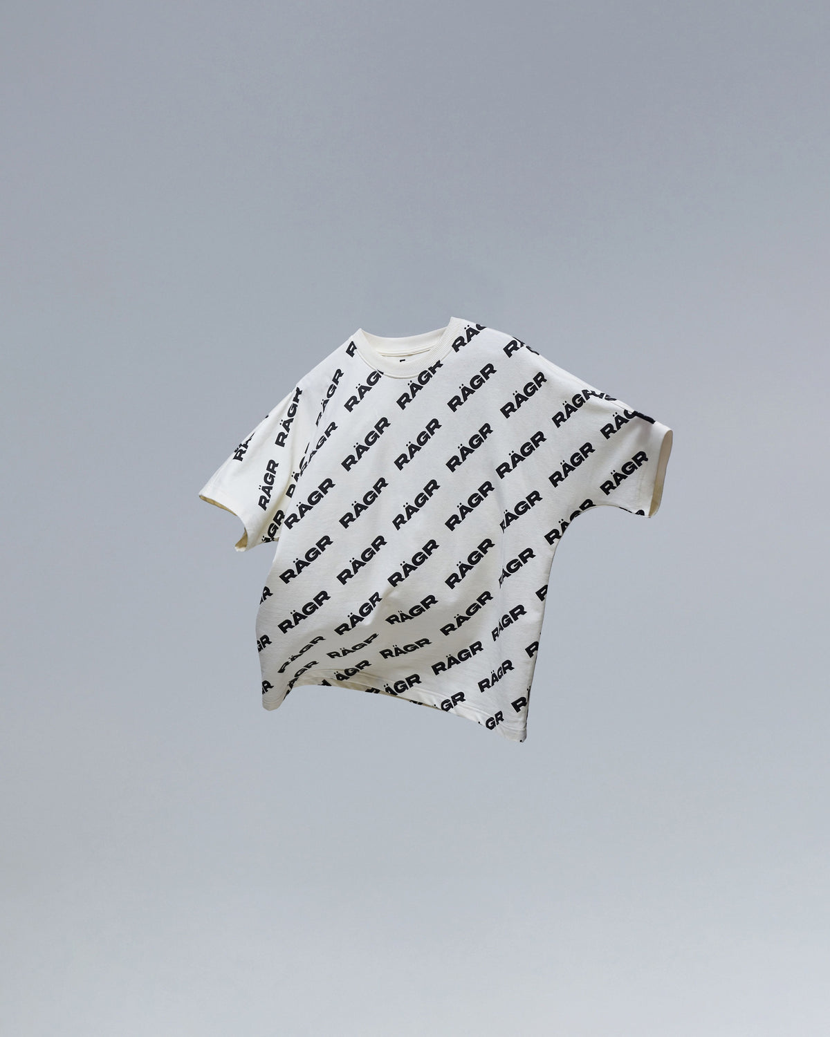 All Over Logo T shirt - Antique White