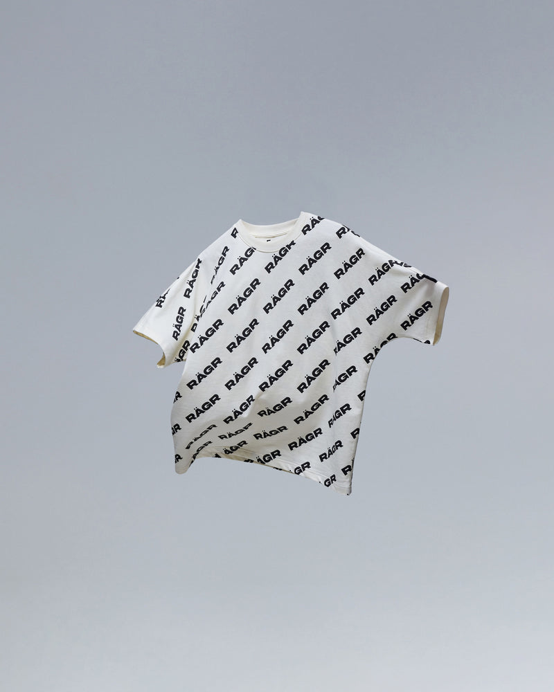 All Over Logo T shirt - Antique White