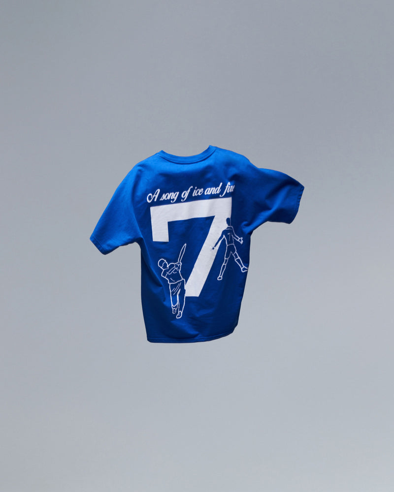 No. 7- A Song of Ice and Fire' T shirt - Royal Blue