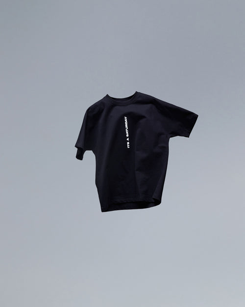 It's a Saturday' T shirt - Black
