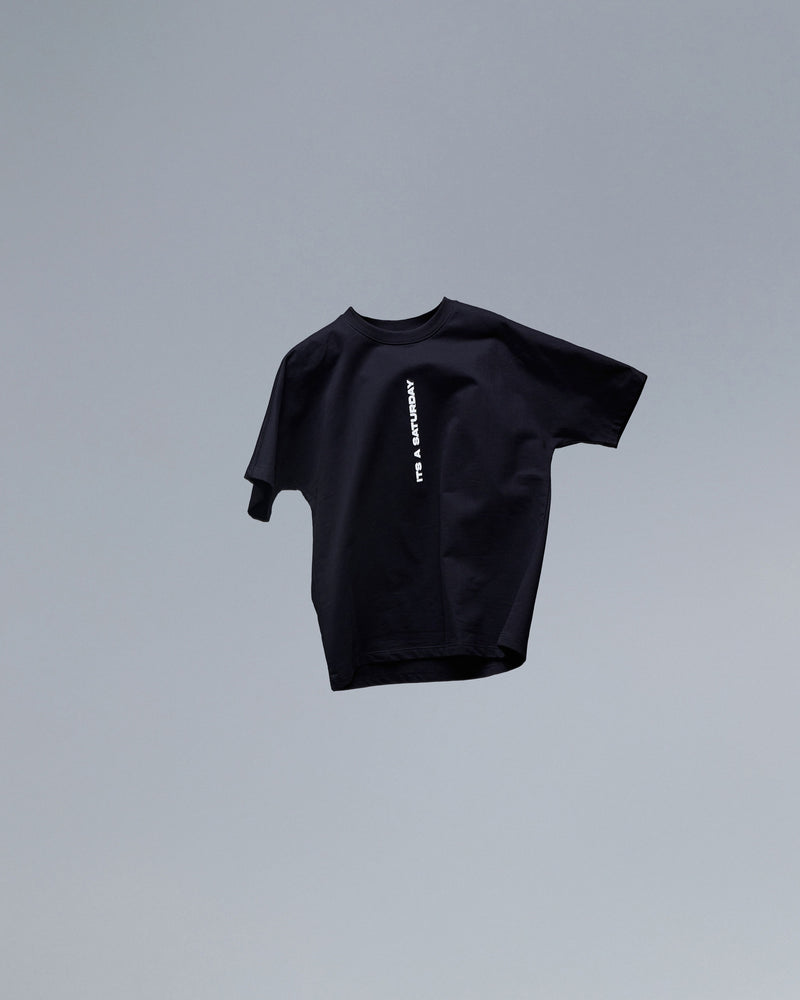 It's a Saturday' T shirt - Black