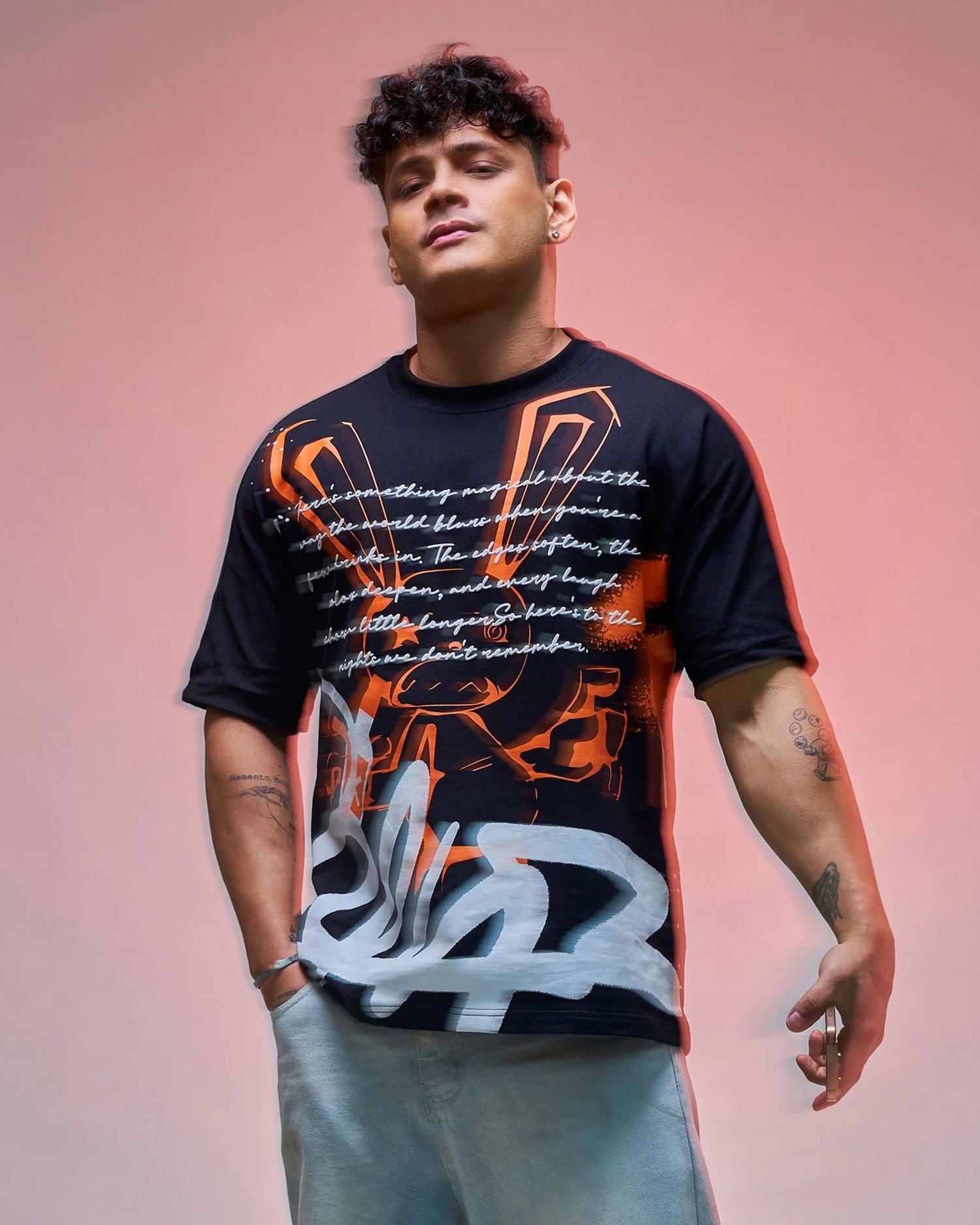 Orange Bunny T shirt