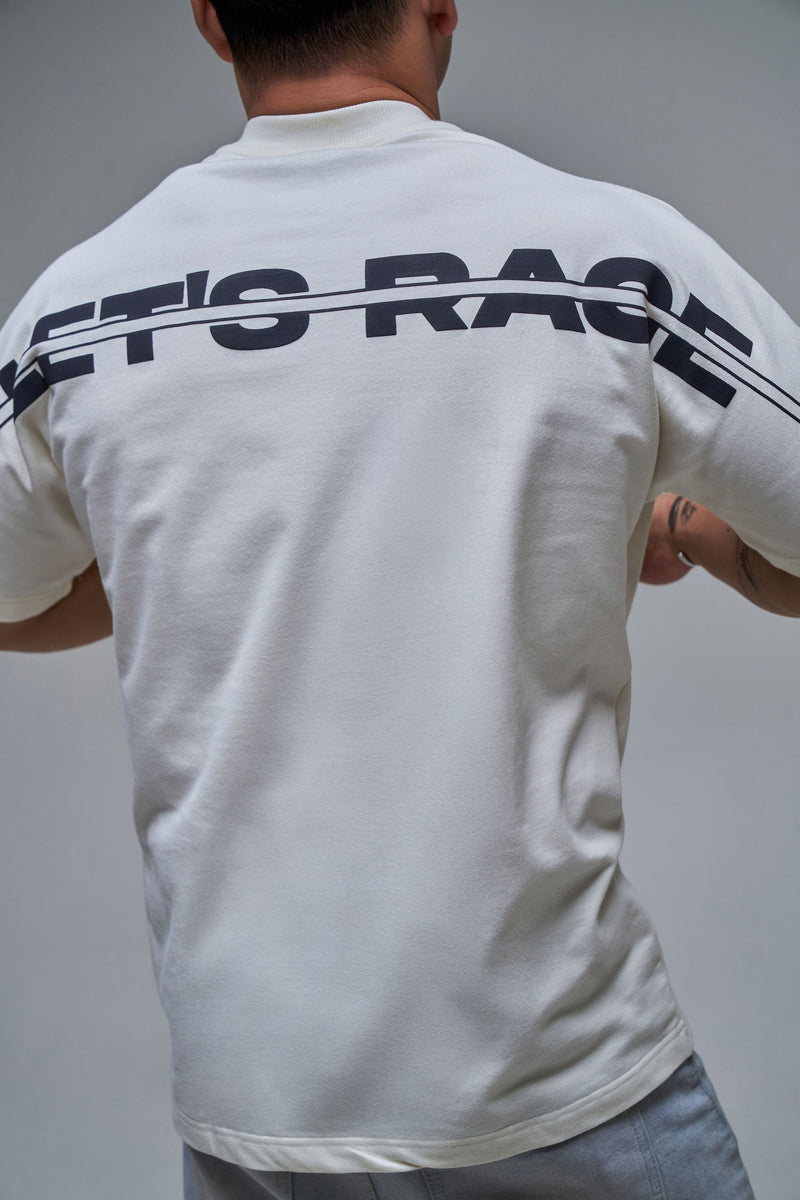 It's a Saturday' T shirt- Antique White